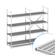 Regalsystem für Gewerbegebrauch / für Waren / vertikal / anodisiertes Aluminium