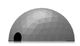 Stahl-Lichtkuppel / PVC / gebogen / transparent