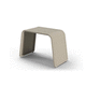 Beistelltisch / minimalistisches Design / Aluminium / Polyurethanschaum / Kordel