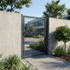 Gartentor / galvanisiertem Stahl