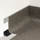 PVC-Profil / Ortgang / Rechteck / für Wand