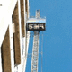 Lastenaufzug für Baustellen / Industrie / für Gebäude