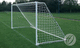 Metall-Fußballtor / transportierbar / zusammenklappbar / weiß