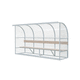 Spielerkabine für 8 Personen / Polycarbonat / Aluminium / Holz