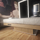elektrische Massageliege / Metall / Holz / Ökoleder
