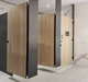 Kompaktlaminat-Urinaltrennwand / HPL / für Büro / für Hotels
