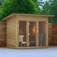 Sauna für Privatgebrauch / Holz / für Außenbereich / Fertigbau