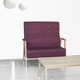 modernes Sofa / Stoff / mit Armlehnen / mit hoher Rückenlehne