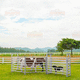 Zaun mit Stangen / für Tiergehege / galvanisiertem Stahl / rechteckig
