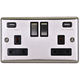 USB-Steckdose / IT / Mehrfach / wandmontiert