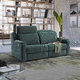 modernes Sofa / Stoff / Leder / mit Armlehnen