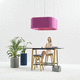 Akustikstoff-Lampe / Hänge / modern / für Büro