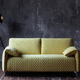 Bettsofa / modern / Stoff / mit Armlehnen