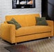 modernes Sofa / Stoff / mit Armlehnen / mit abnehmbarem Bezug