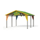 HDPE-Pavillon / HDPE / mit Metallstruktur / für Spielplätze