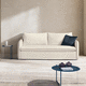 Bettsofa / modern / Stoff / mit abnehmbarem Kissen