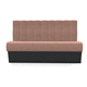 Design-Polsterbank / Stoff / Schaumstoff / Gestell aus Holz