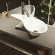 Aufsatzwaschbecken / Mineralwerkstoff / Luxus / handgearbeitet