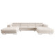 Modulsofa / Bett / halbrund / modern