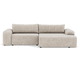 Ecksofa / Bett / modern / Samt