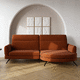 Ecksofa / modern / Stoff / Polyurethanschaum