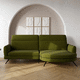 Ecksofa / modern / für Wohnzimmer / Stoff