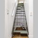 gerade Treppe / Metallstufen / mit Metallstruktur / für Privatgebrauch