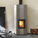 Holz-Kaminofen / elektrisch / 8 kW / Multibrennstoff