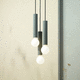 Hängelampe / Beton / modern / mit Kabel