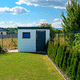 Kunststoff-Gartenhaus / Stahl / galvanisiertem Stahl / modern