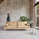 modernes Sofa / für Wohnzimmer / Textil / Leinen