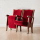 klassischer Auditoriumsessel / Stoff / Massivholz / Holz