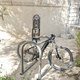 bodenstehender Fahrradständer / gesichert / für Außenbereich / galvanisiertem Stahl