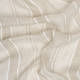 Karomuster-Gardine / Leinen / Polyester / waschbar
