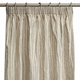 Schlaufenvorhang / Streifenmuster / Baumwolle / Polyester