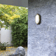 moderne Wandleuchte / für den Innenraum / Messing / oval