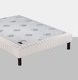 Doppelbett-Lattenrost / Federkern / manuell / gepolstert