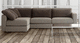 Modulsofa / modern / Stoff / mit abnehmbarem Bezug