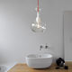 Hängelampe / Glas / modern / mit Kabel