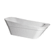 asymmetrische Badewanne / freistehend / für Wohnungen / Acryl