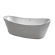 ovale Badewanne / asymmetrisch / freistehend / für Wohnungen