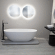 ovale Badewanne / freistehend / für Wohnungen / modern