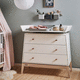 Kommode mit hohen Beinen / modern / Eiche / MDF