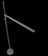 Stehleuchte / Aluminium / modern / mit Kabel