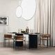 moderner Esstisch / Hartglas / Keramik / Marmor