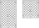 abnehmbares Sicherheitsgitter / für Türen / für Fenster / Stahl