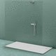 rechteckige Duschwanne / zum Aufstellen / bodengleich / Corian®