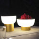 Tischlampe / rotationsgesintertes Polyethylen / anodisiertes Aluminium / modern