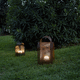 Bodenlampe / tragbar / Lochblech / PMMA