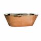 ovale Badewanne / freistehend / Kupfer